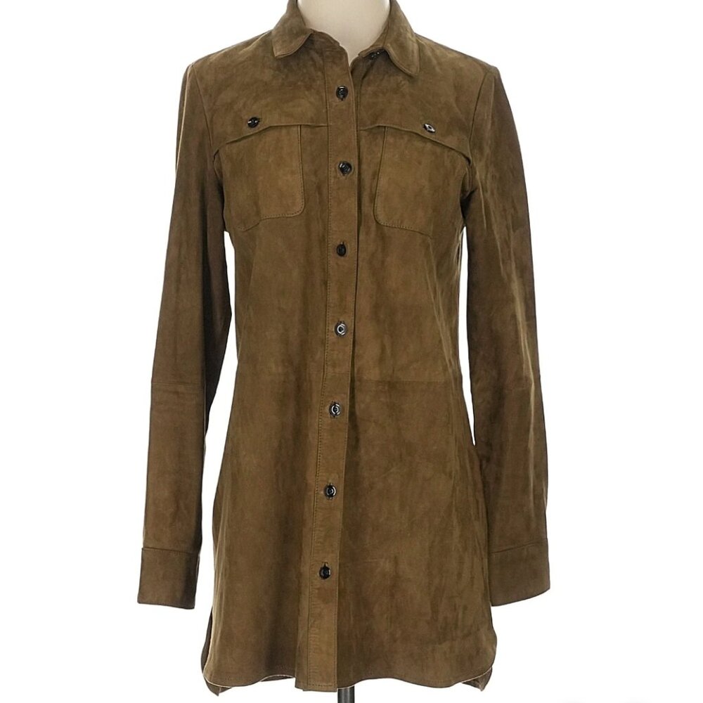 Massimo Dutti suede jacket / blouse